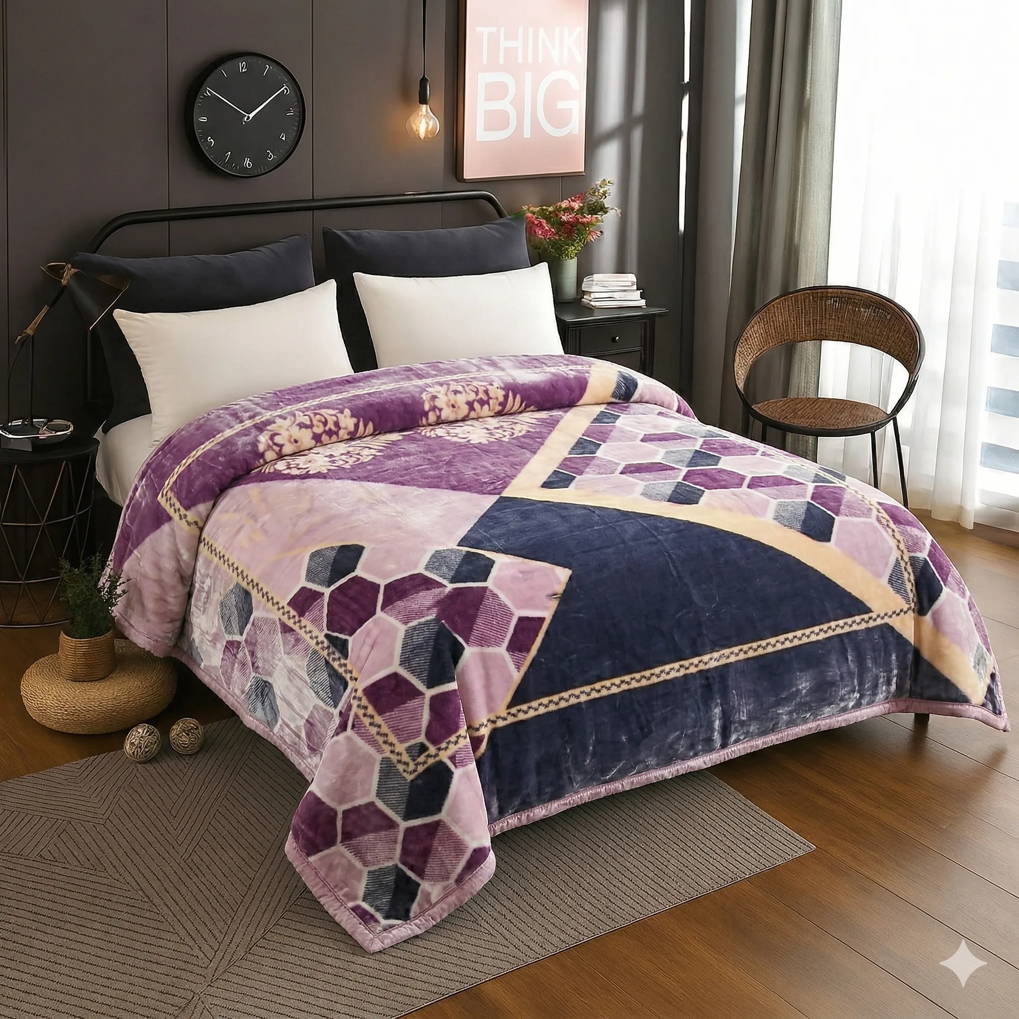 Super Cloudy double bed — soft-pile blanket bulk supply