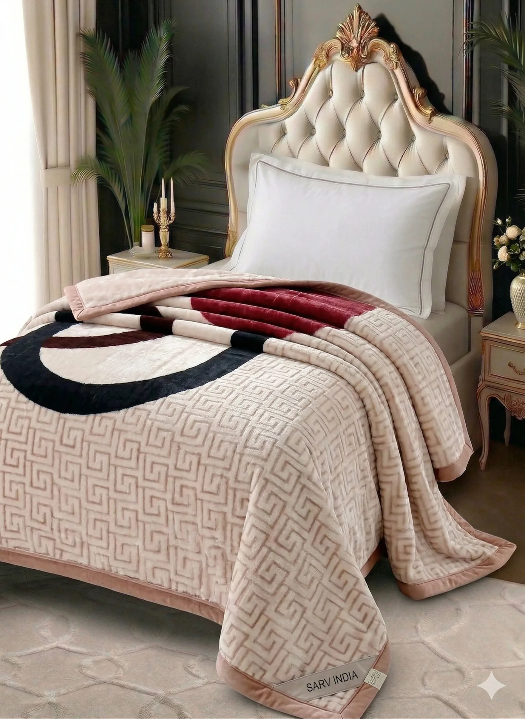 Super Cloudy Blanket single bed — cloud-soft texture