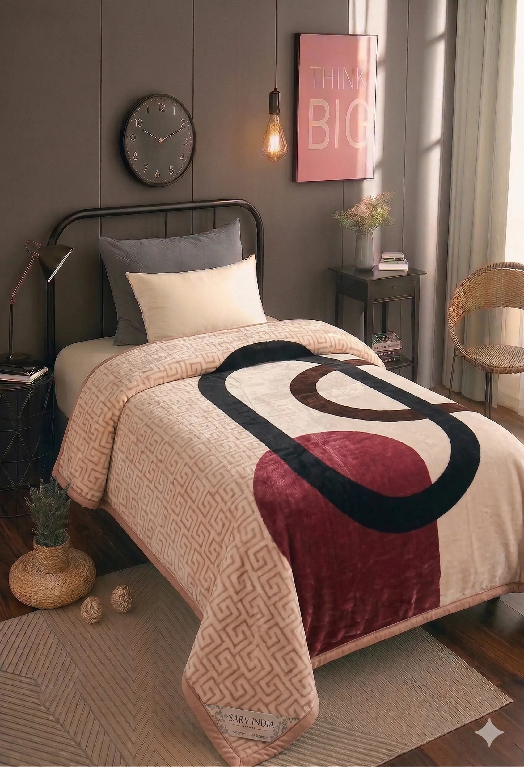 Super Cloudy single bed — bulk wholesale soft blanket