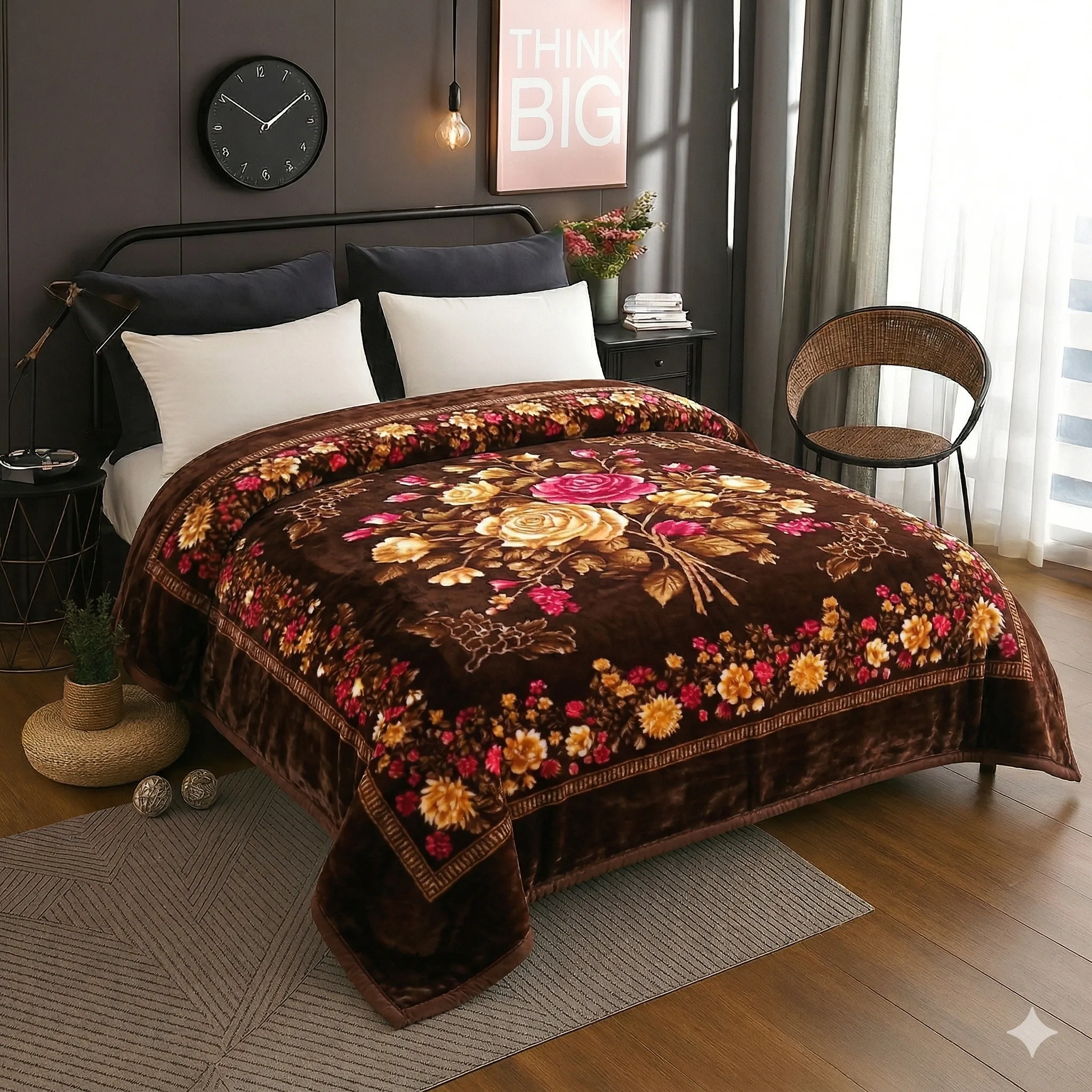 Super soft mink blanket double bed — wholesale design library