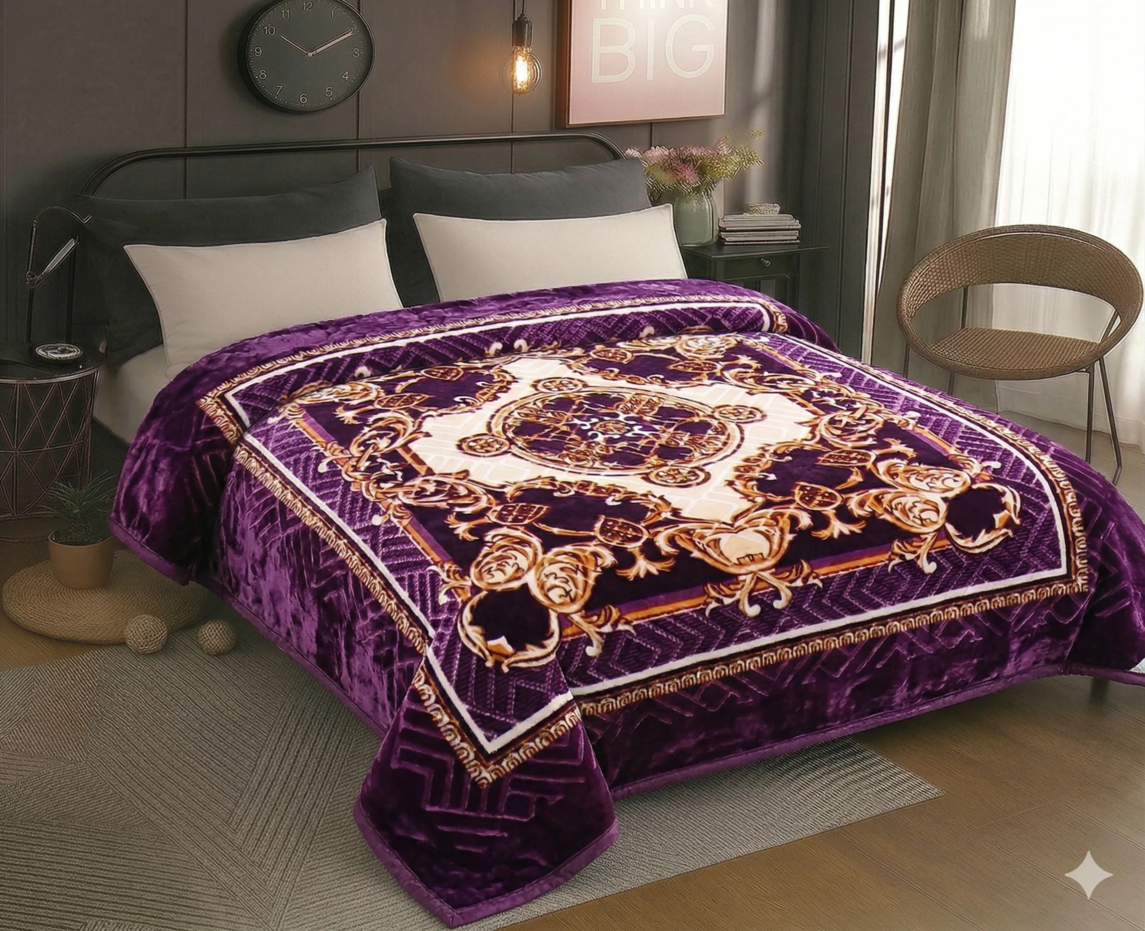 Super soft mink double bed — corporate gifting blanket
