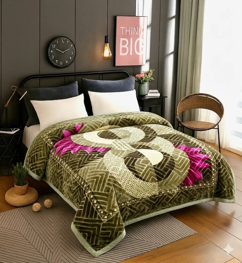 Super soft mink blanket double bed — e-commerce premium