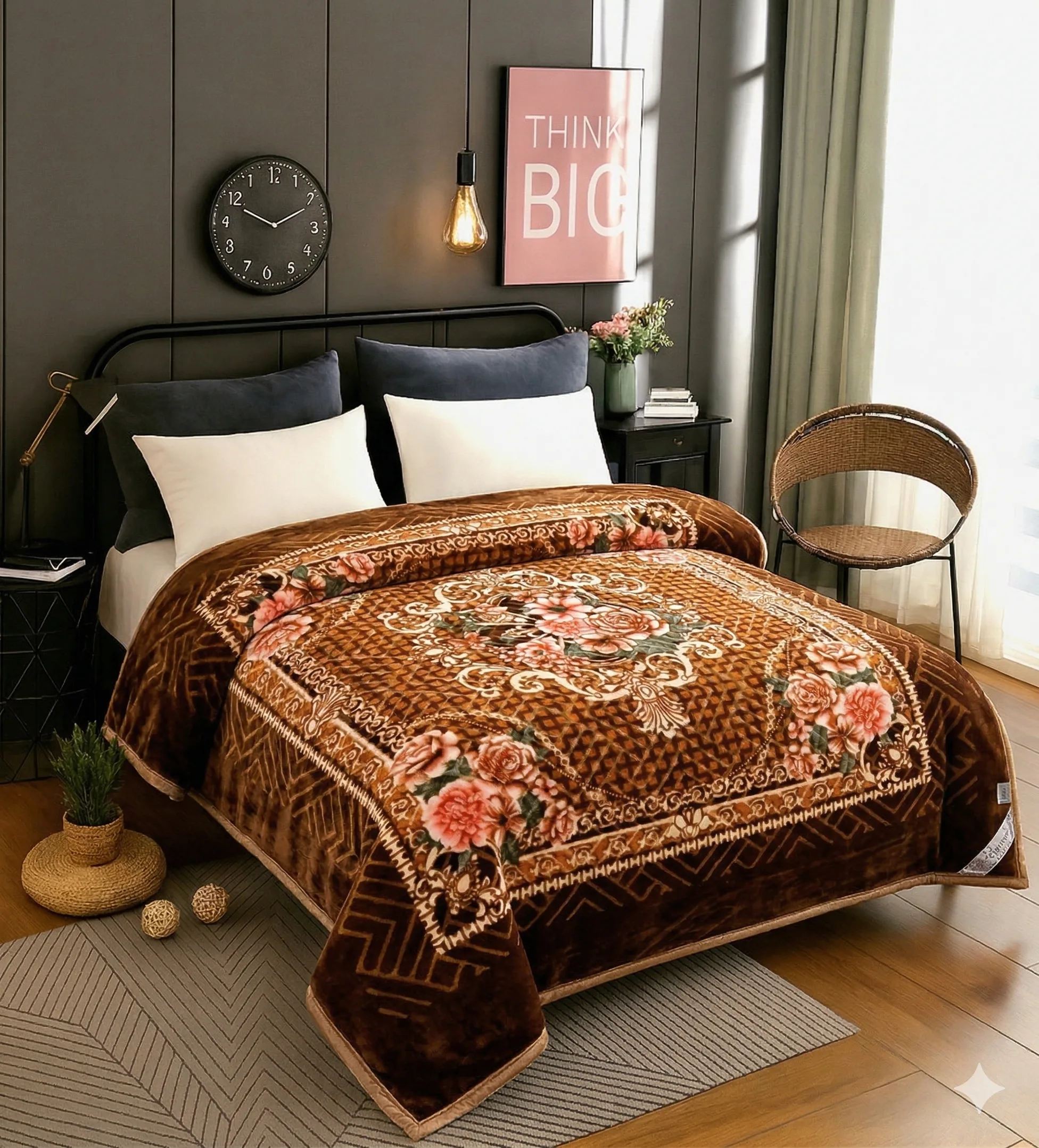 Premium mink blanket double bed — manufacturer direct