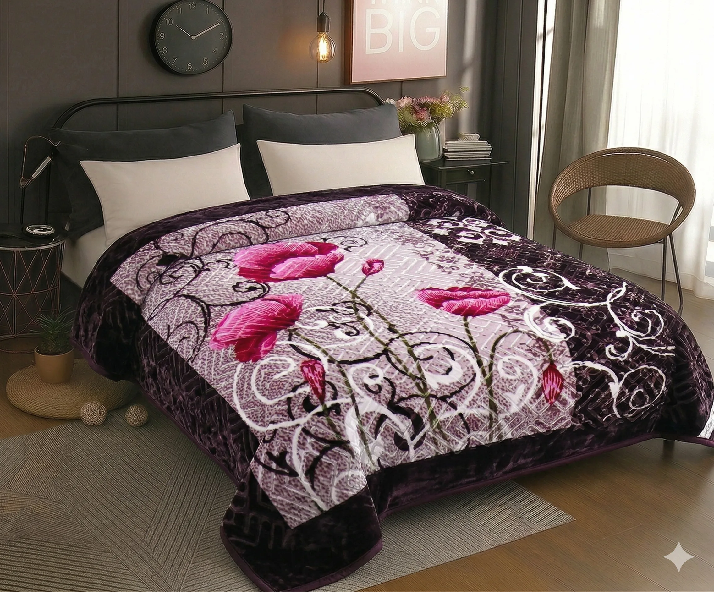 Super soft mink wholesale double bed — premium supplier SKU