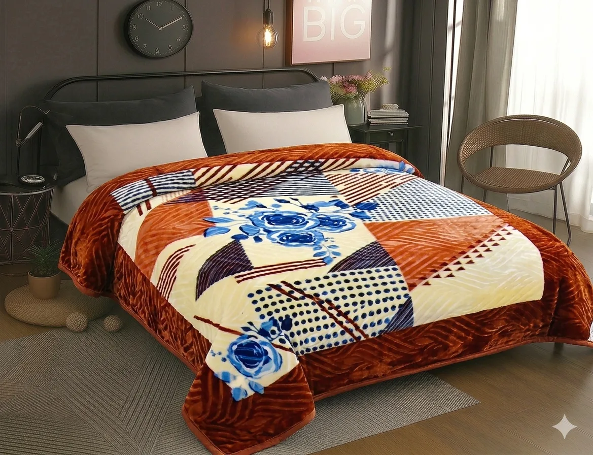 Super soft mink blanket double bed — premium wholesale