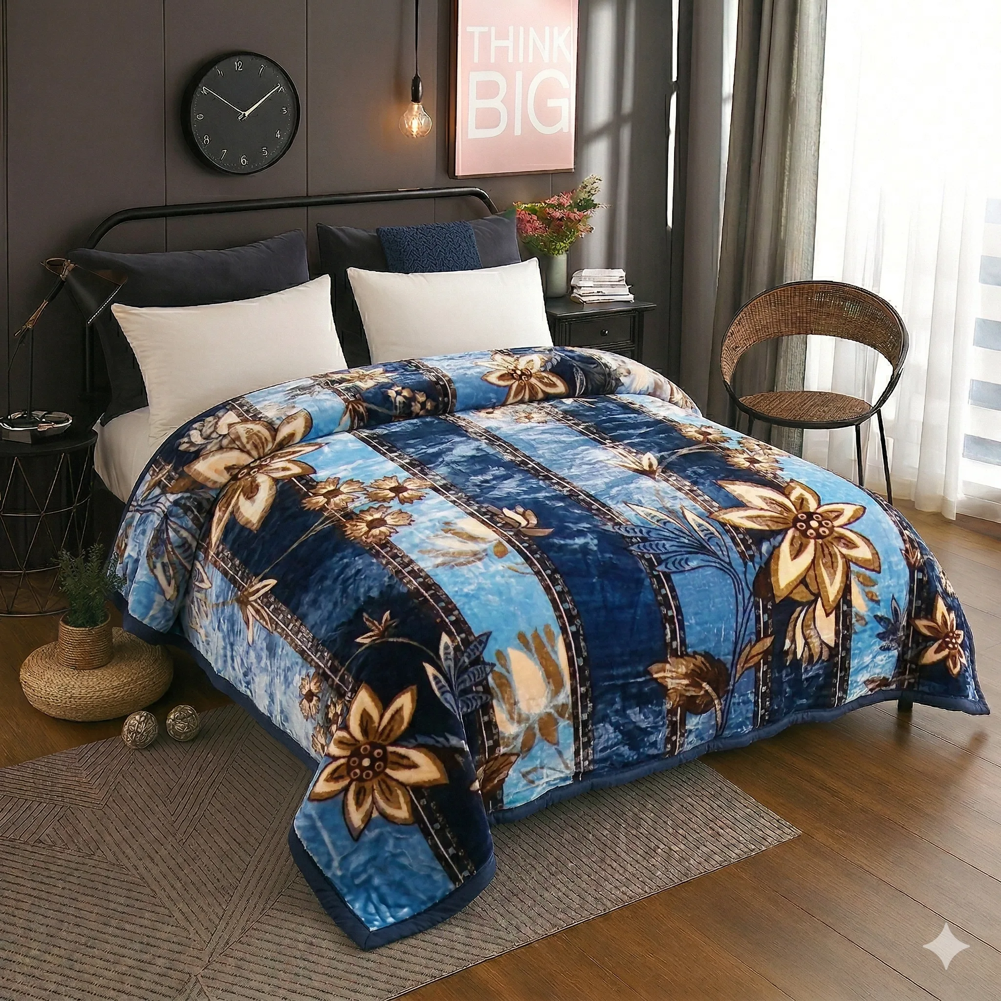 Premium mink blanket double bed — quality-tested finish