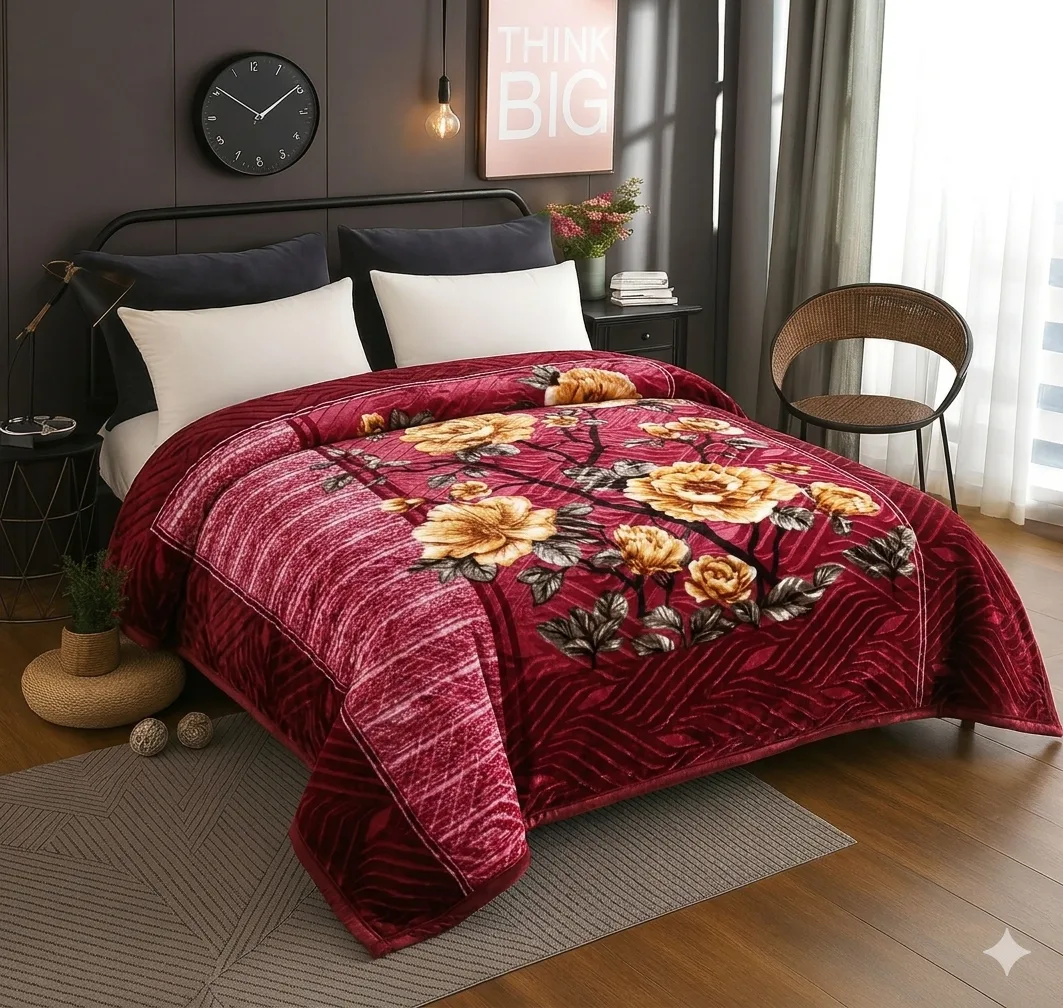 Super soft mink double bed — corporate mink blanket gifting