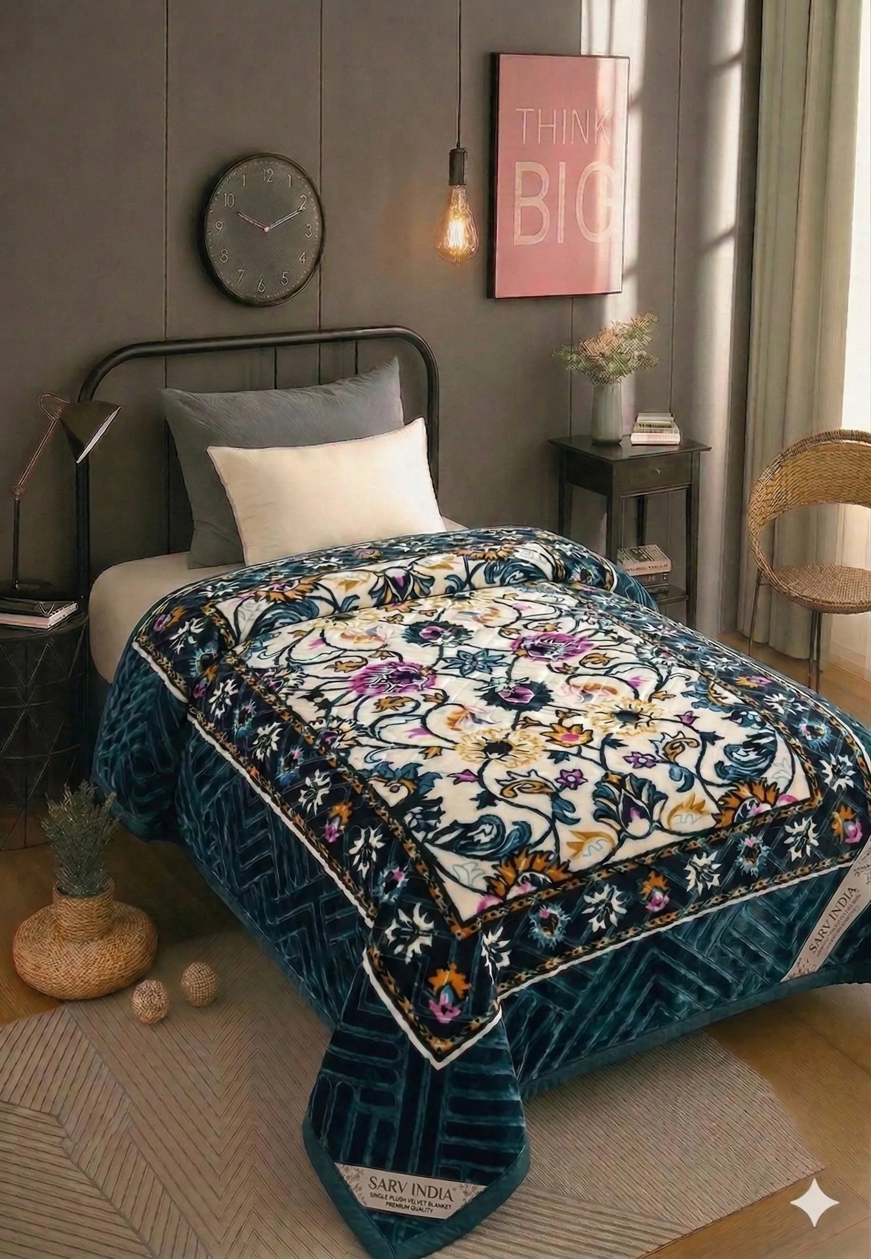 Super soft mink blanket single bed — wholesale catalogue design