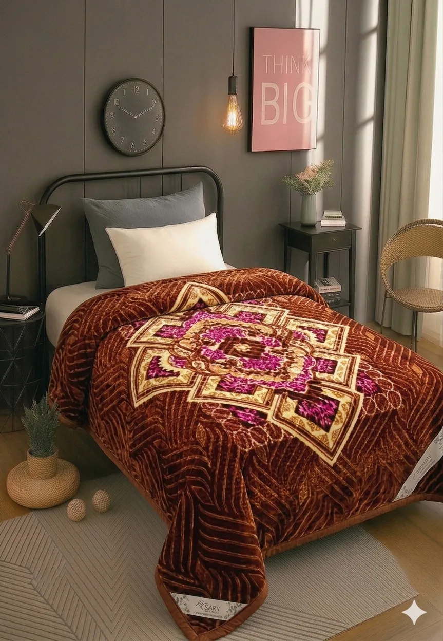 Super soft mink single bed — hospitality-grade blanket
