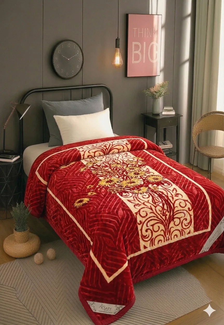 Super soft mink blanket single bed — premium retail SKU
