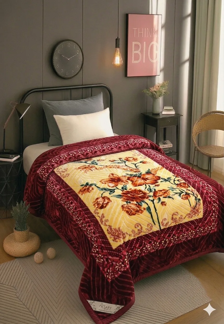 Super soft mink single bed — corporate gifting blanket