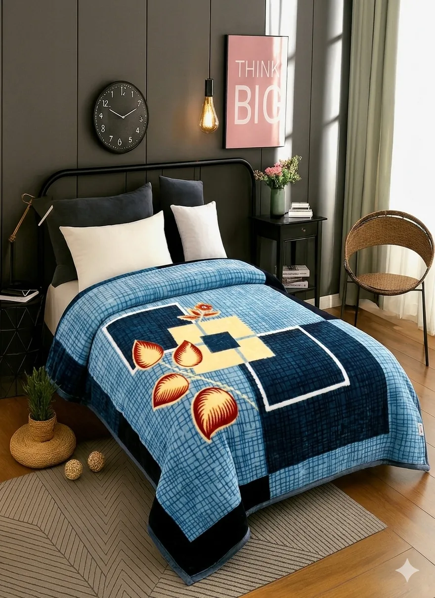 Premium mink blanket single bed — wholesale soft pile