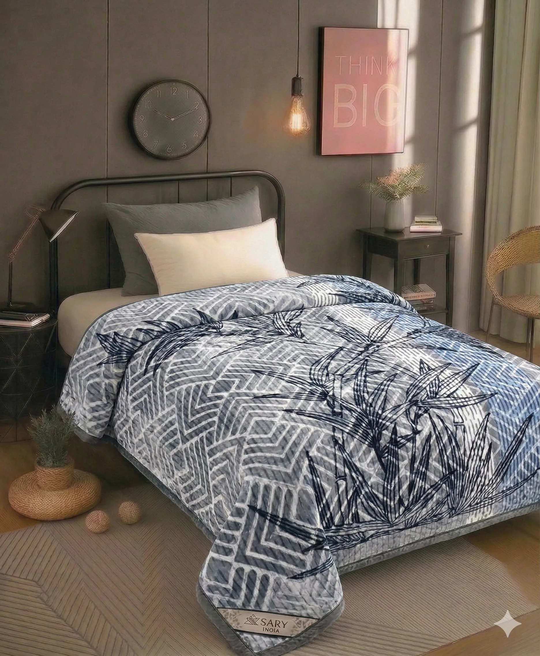 Super soft mink single bed — e-commerce premium blanket