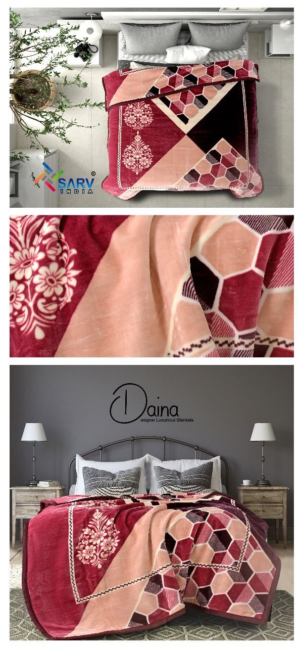 Premium Mink Blanket Design 3